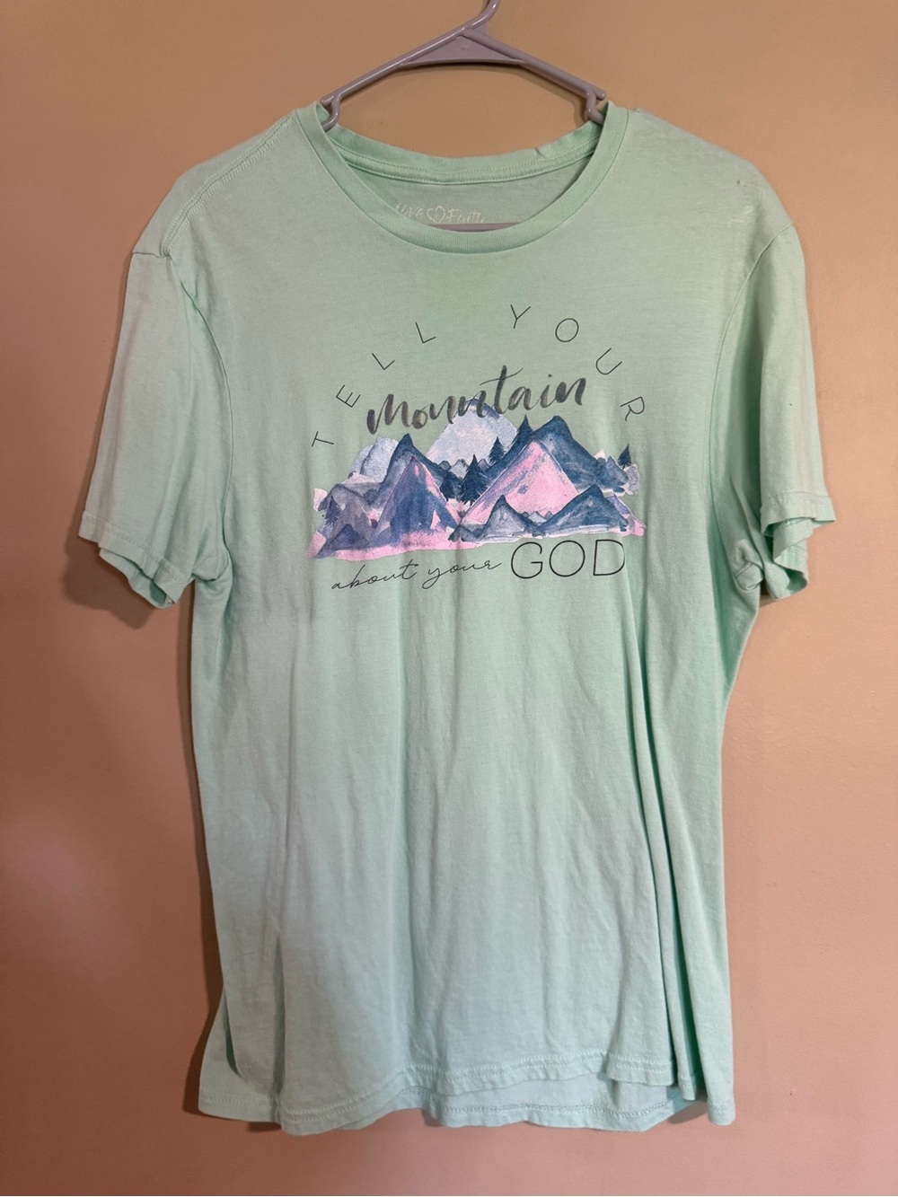 Mountain Graphic Tee - Mint Green